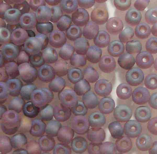 Seed Bead 6/0 Matte Amethyst AB