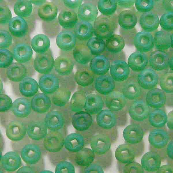 Seed Bead 6/0 Matte Peridot AB