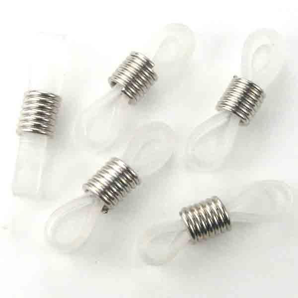 Silver/Clear Plastic Eyeglass Holder