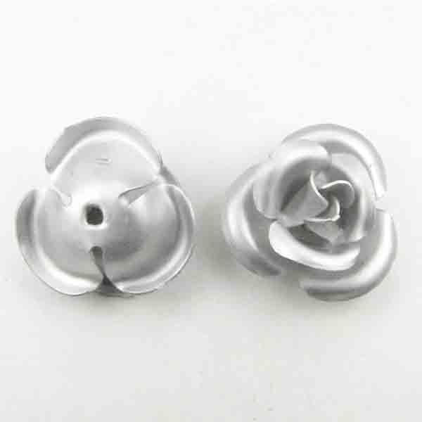 Silver 16MM Aluminum Rose