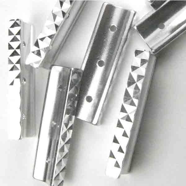 Silver 26X7MM 3 Strand Diecut Spacer