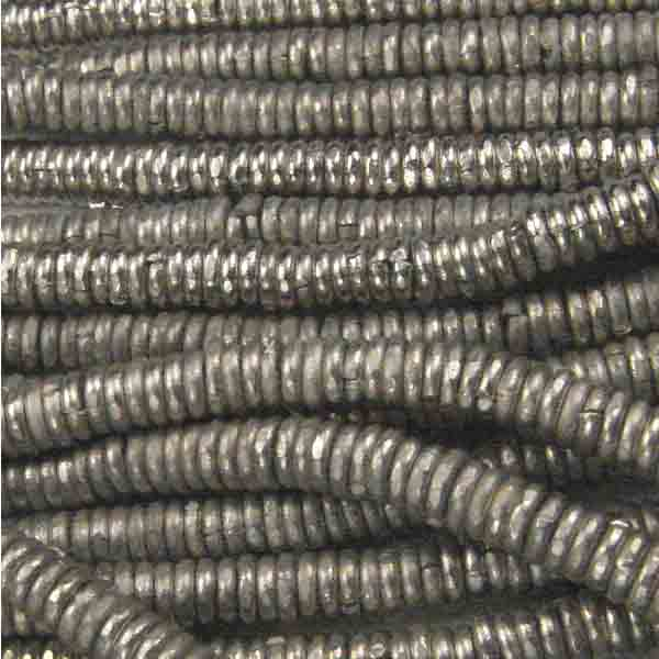 Silver 4x1.5MM Handformed Disc Spacer