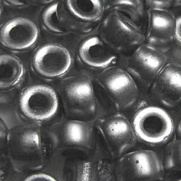 Silver 6X9MM Crow Bead
