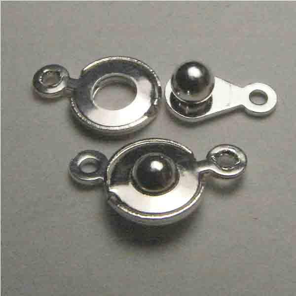 Silver Ball And Socket Clasp 7MM