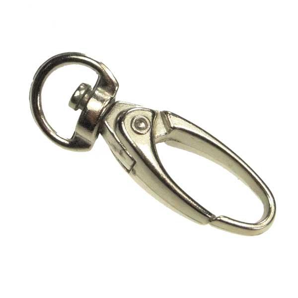 Silver Color 26MM Oval Lobster Swivel Clasp