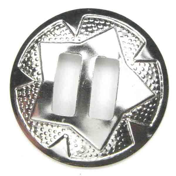 Silver Concho 28MM With Star Detail