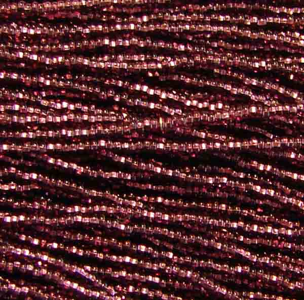 Silver Lined Amethyst Seed Bead 14/0