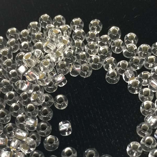 Silver Lined Crystal 8/0 Seed Bead