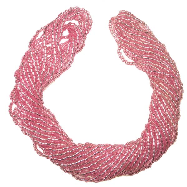 Silver Lined Rose 12/0 3 Cut Seed Bead