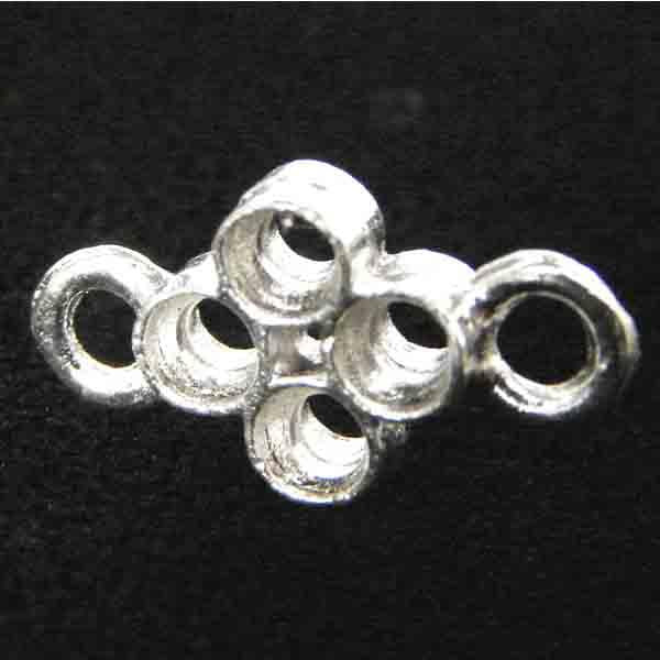 Silver Plate14x7MM Chadelier Connector