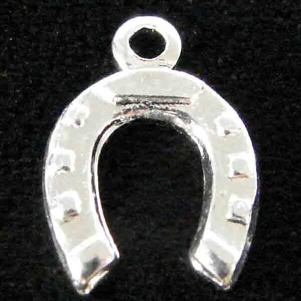 Silver Plate 10MM Horseshoe Stamping