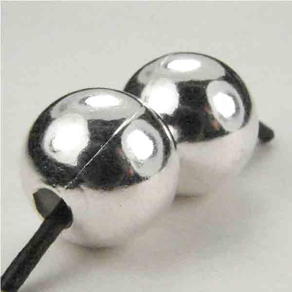 Silver Plate 10MM Round Bead