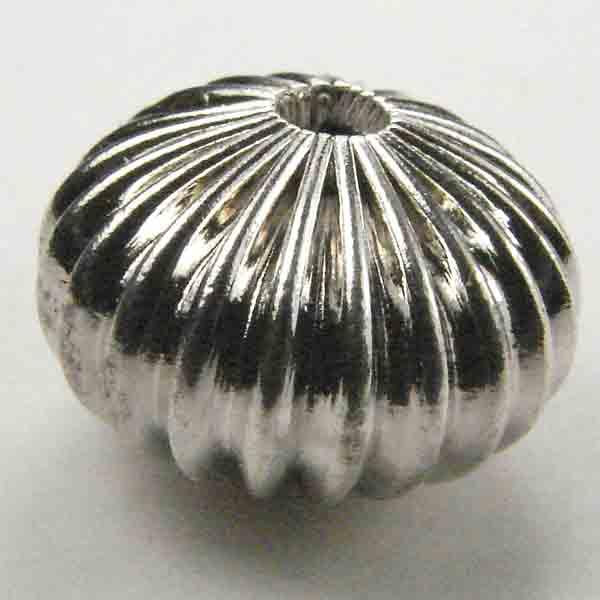 Silver Plate 11x16 Fluted Rondelle