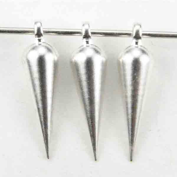 Silver Plate 12x4MM Spike