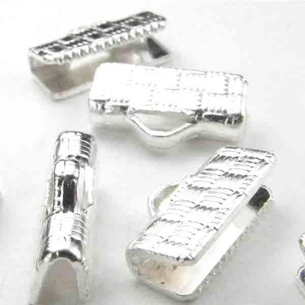 Silver Plate 13X5MM Endbar Clamp