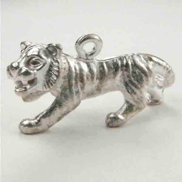 Silver Plate 14x25 Tiger Of The Chinese Zodiac