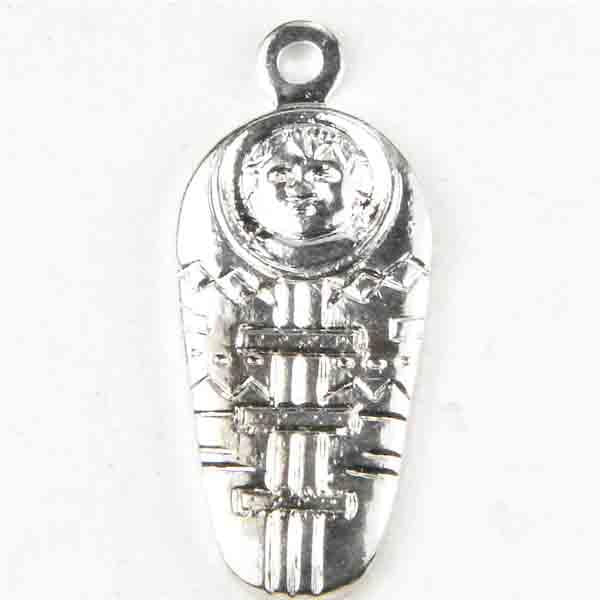 Silver Plate 15x8MM Papoose Diestruck