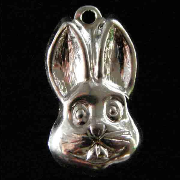 Silver Plate 16x10MM Rabbit Head Stampi