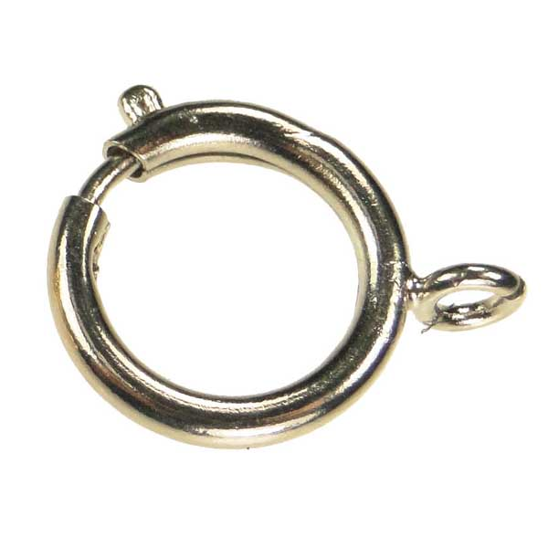 Silver Plate 18MM Spring Ring Clasp