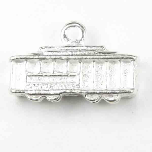 Silver Plate 18x9 Cable Car 3-D