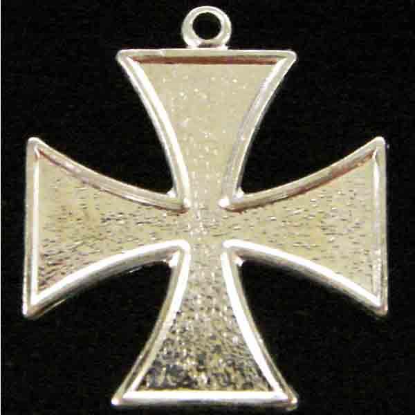 Silver Plate 19MM Formee Cross