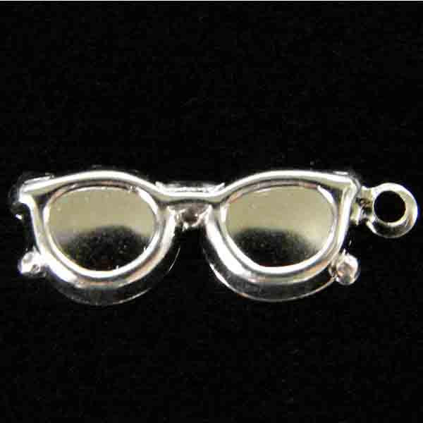 Silver Plate 20x7MM Sunglasses Stamping