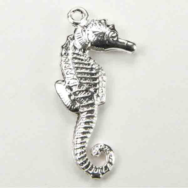 Silver Plate 22X11 Seahorse Stamping Hollow