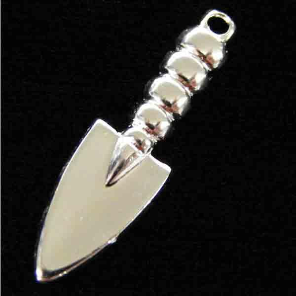 Silver Plate 23x7MM Garden Trowel