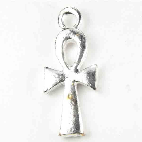 Silver Plate 23x9MM Ankh