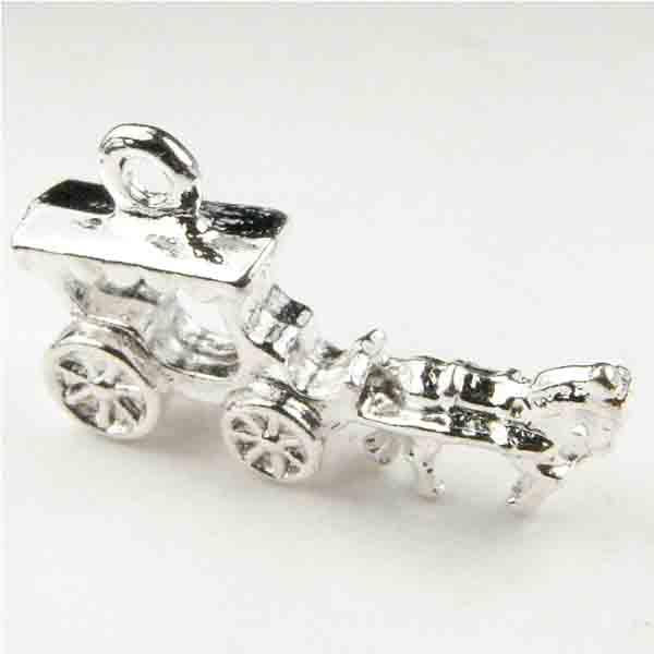 Silver Plate 24x11 Carriage 3-D