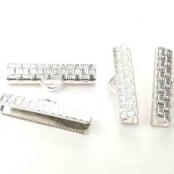 Silver Plate 26MM Endbar Clamp