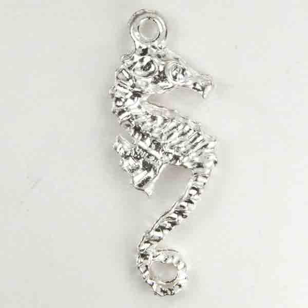 Silver Plate 26x12 Seahorse Casting