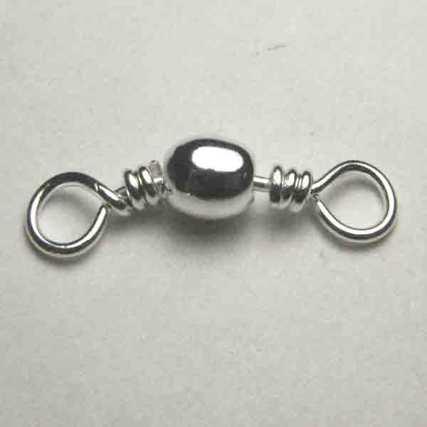 Silver Plate 27MM Swivel Connector