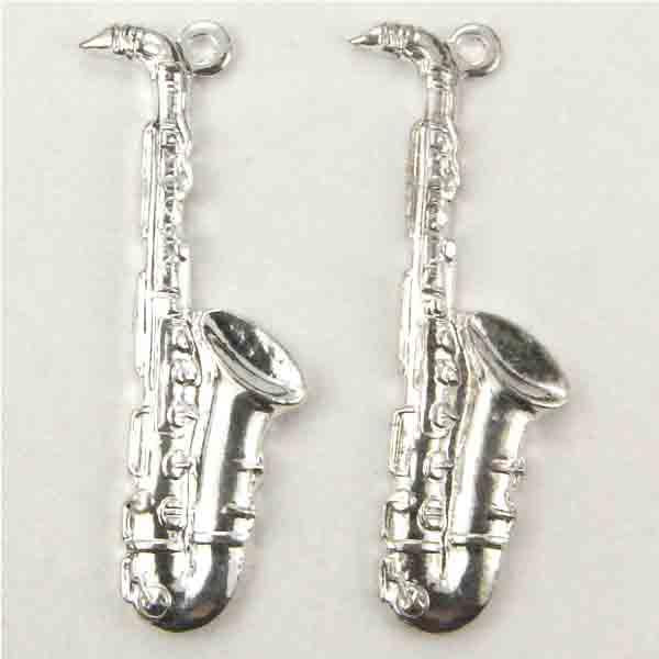Silver Plate 27x9 Saxaphone