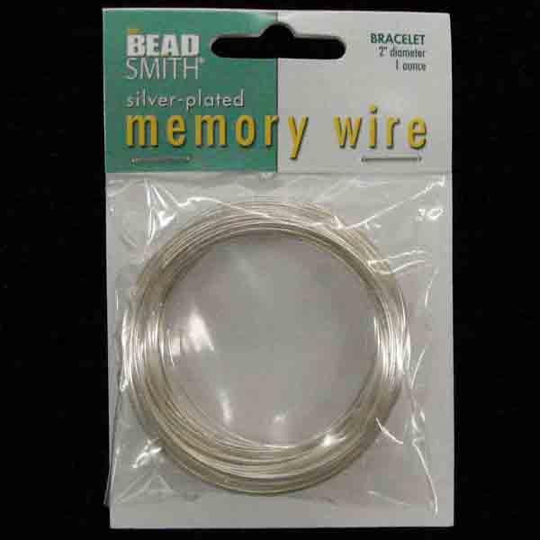 Silver Plate 2 Inch Memory wire