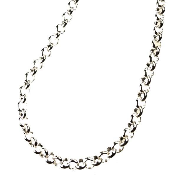 Silver Plate 3.5MM Rolo Chain