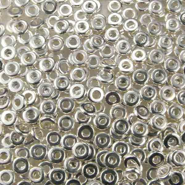 Silver Plate 3.5x1MM Spacer Disc