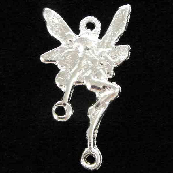 Silver Plate 3 Loop Fairy 18X29MM