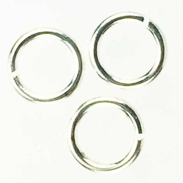 Silver Plate 4.6MM 23 Gauge Round Jump Ring