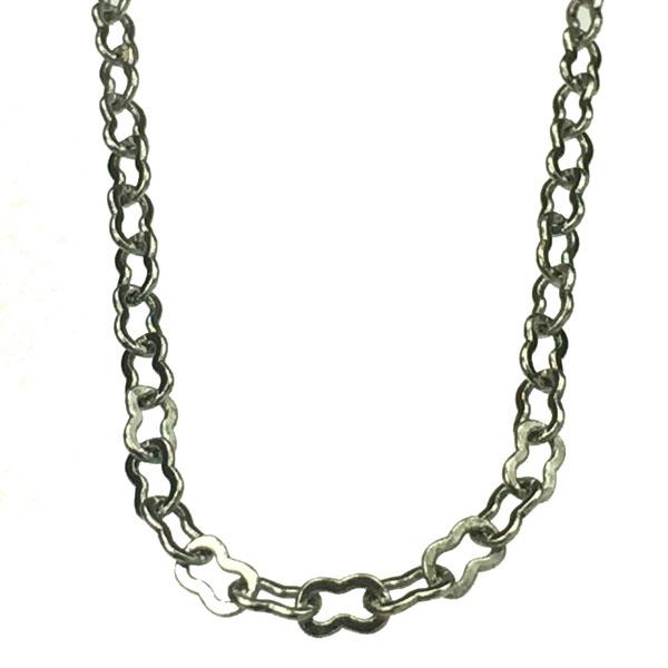 Silver Plate 4x2MM Fancy Cable Chain