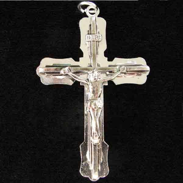 Silver Plate 51x33 Crucifix 3_
