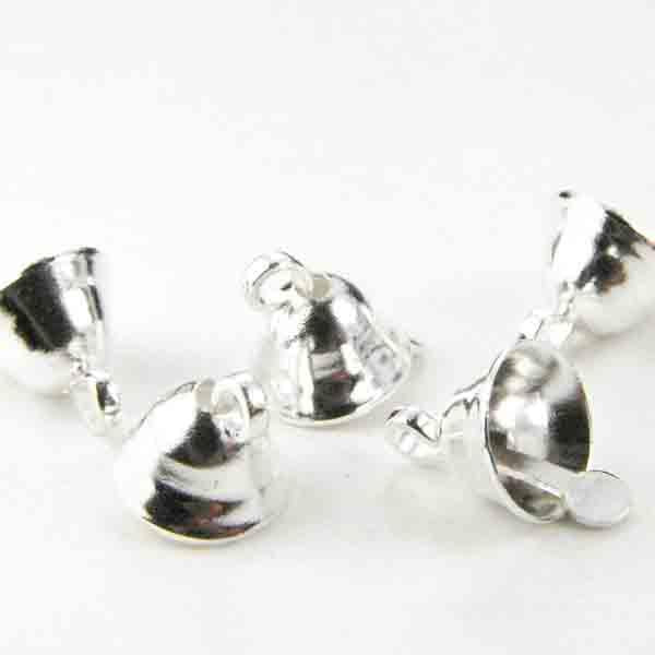 Silver Plate 6x5 Bell 3D With Clapper