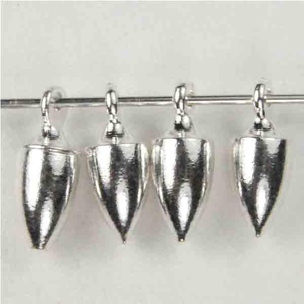 Silver Plate 8x4MM Solid Plumb