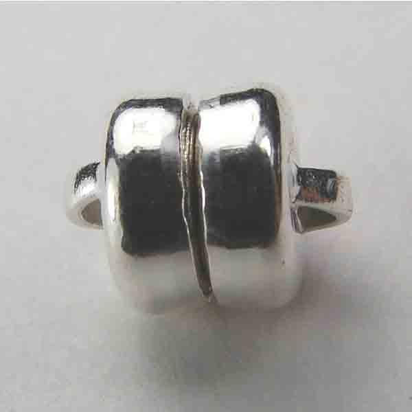 Silver Plate 8x6MM Magnetic Clasp