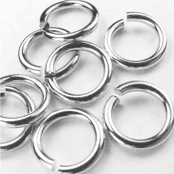 Silver Plate 9.2MM 16 Gauge Jump Ring