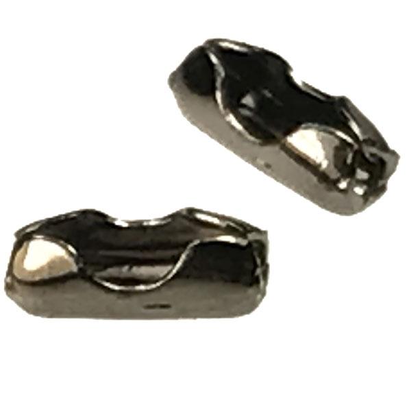 Silver Plate Connector Clasp For 1-1.5MM Ball Chain
