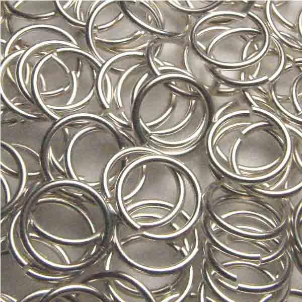 Silver Plate Round 9.2MM 19 gauge Jump Ring