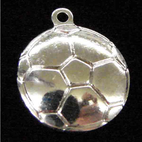 Silver Plate Soccer Ball 12MM Soccer Ball Stamping