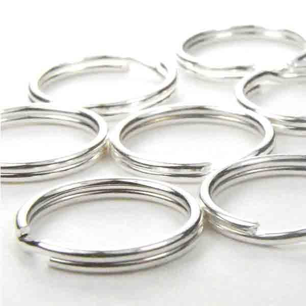 Silver Plate Split Ring 12MM