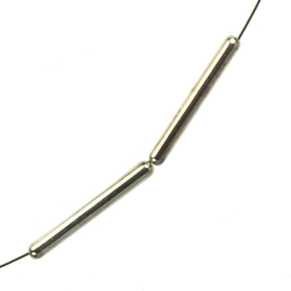 Silver Plate Tube 15x1.5MM With Rounded Edges